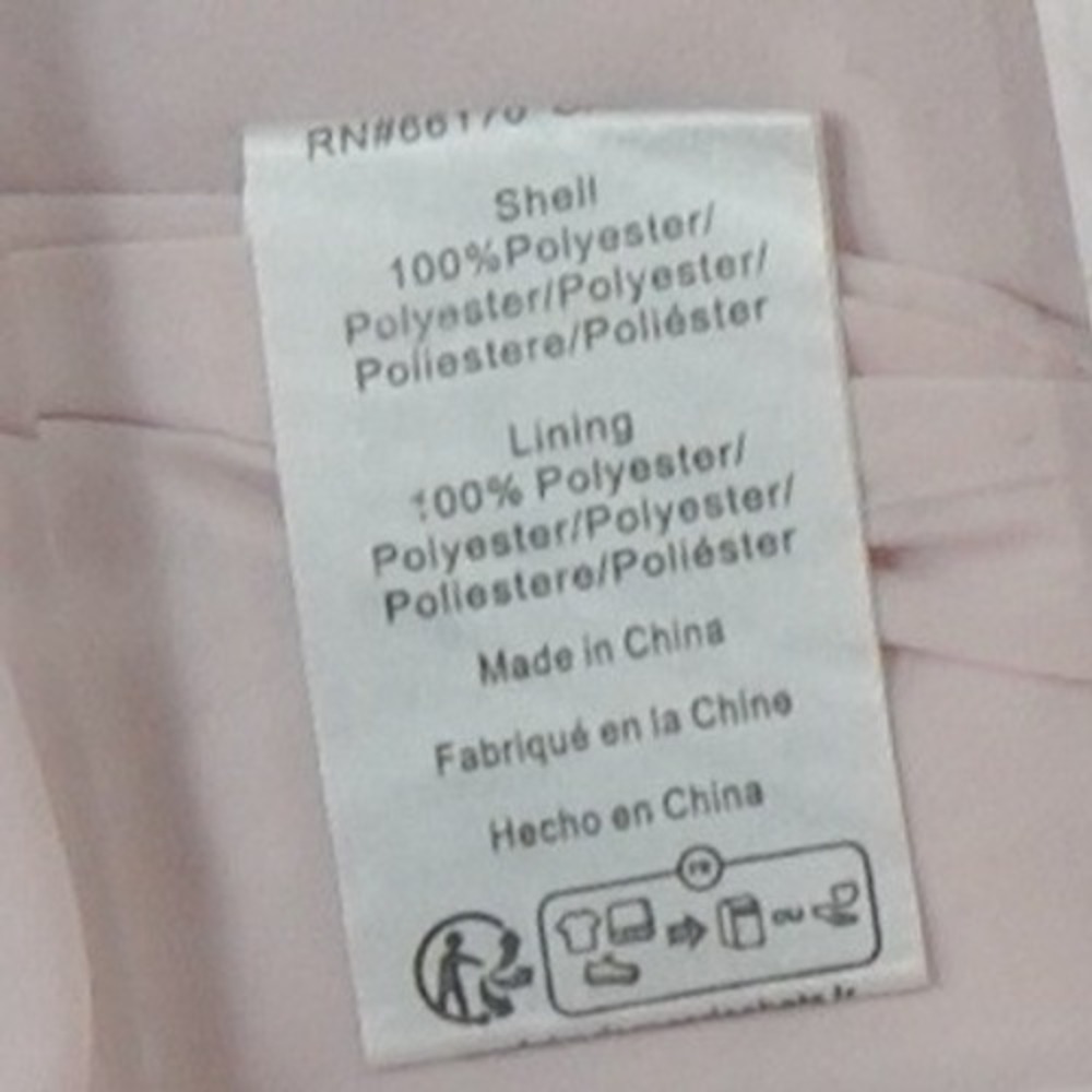 Hutch Diana Midi Dress Gown Women's Size 8 Light Pink High Low Bubble Hem - Picture 5 of 6